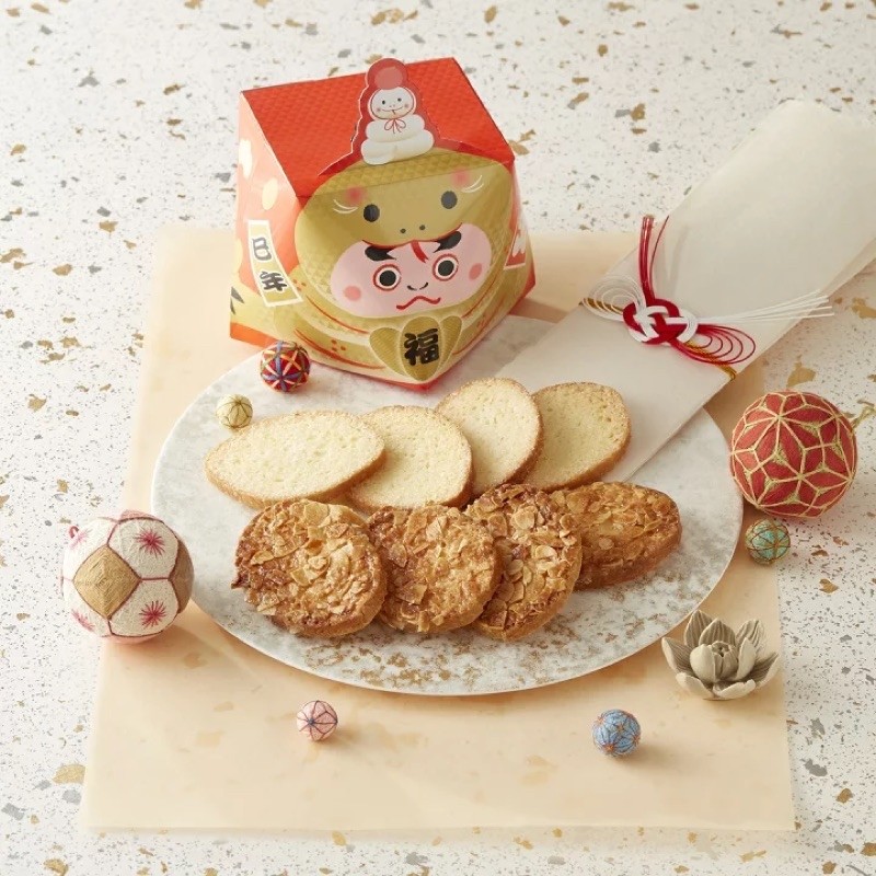 【預購-含紙袋】蛇年限定禮盒東京Tokyo Rusk 窯燒脆吐司片/杏仁薄片小禮盒 | 蝦皮購物
