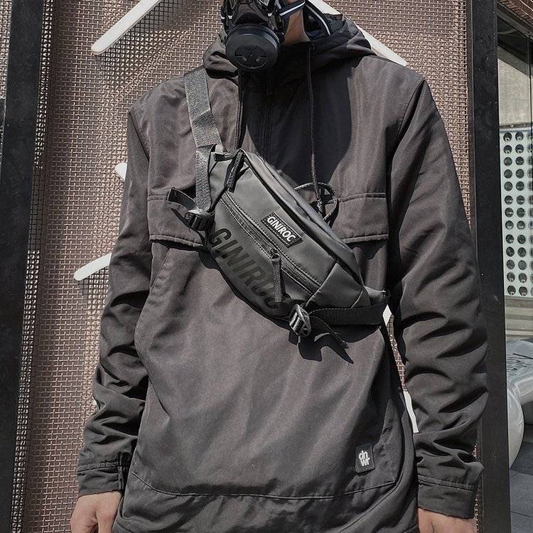 胸包 腰包 胸前包 斜背包 側背包 斜挎包 單肩包 斜肩包 機能包 胸背包 ins多功能單肩小包嘻哈運動休閒手提腰包女 | 蝦皮購物
