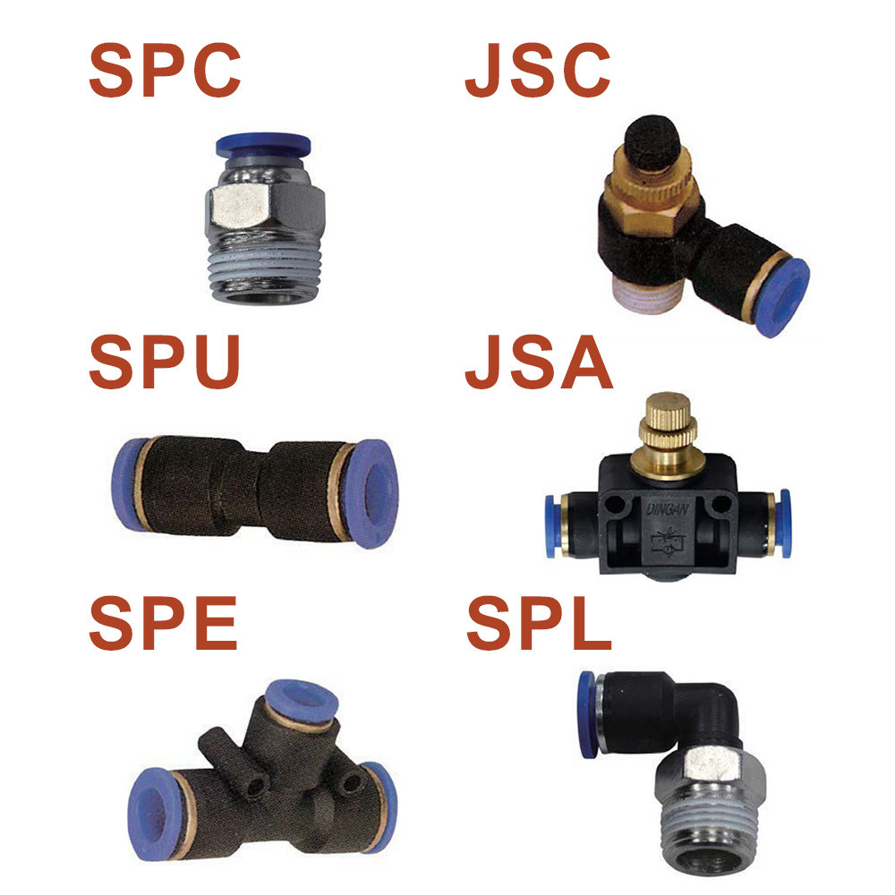 【庫存出清】鐵製省力快速接頭 JSA JSC PU管氣動接頭 風管空壓機 塑膠接頭 尼龍管 | 蝦皮購物