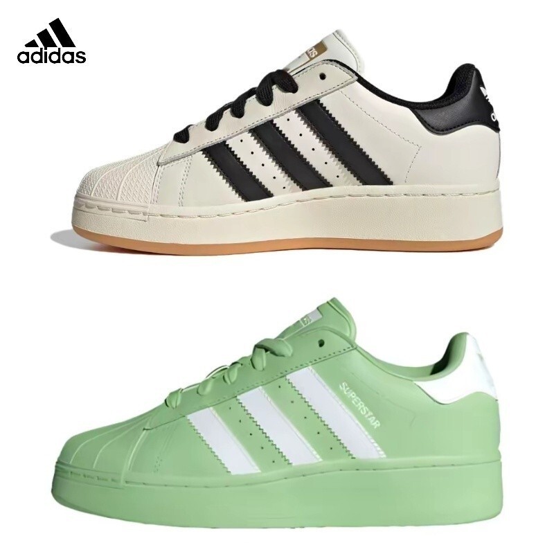 日本代購adidas originals SUPERSTAR XLG 低幫 板鞋 男女款 白黑 ID5698 | 蝦皮購物