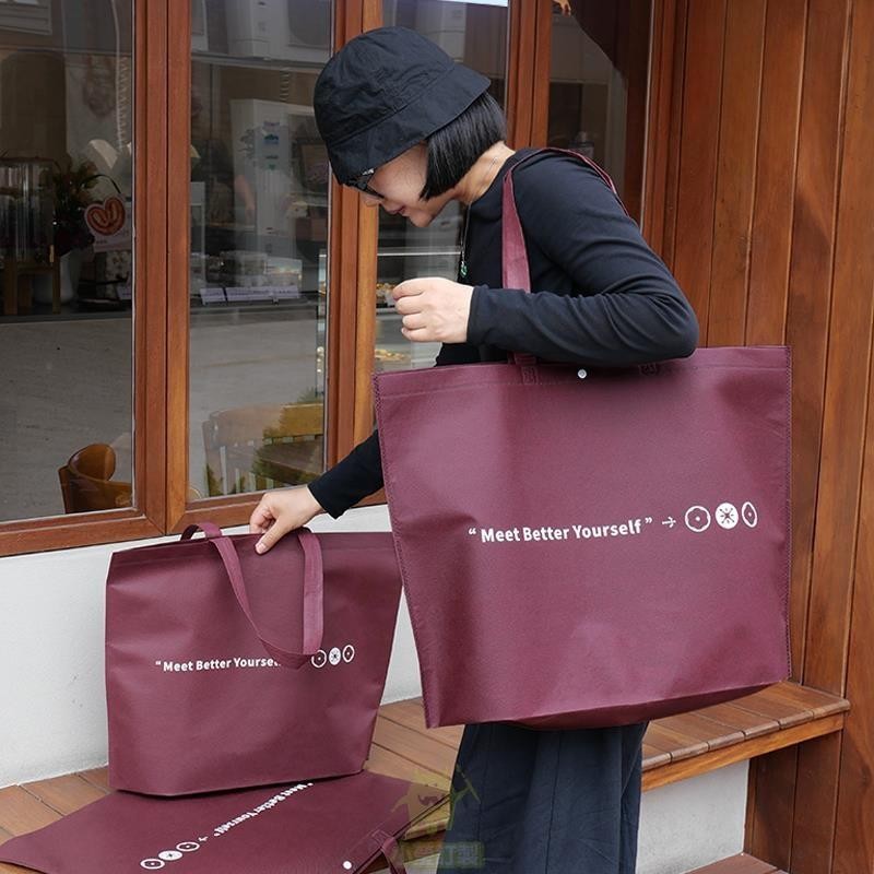 客製化 不織布袋 不織布提袋 手提袋 袋子 不織布 安可拉紅無紡布 手提袋 服裝店裝衣服手提袋子 訂製logo環保禮品袋 | 蝦皮購物