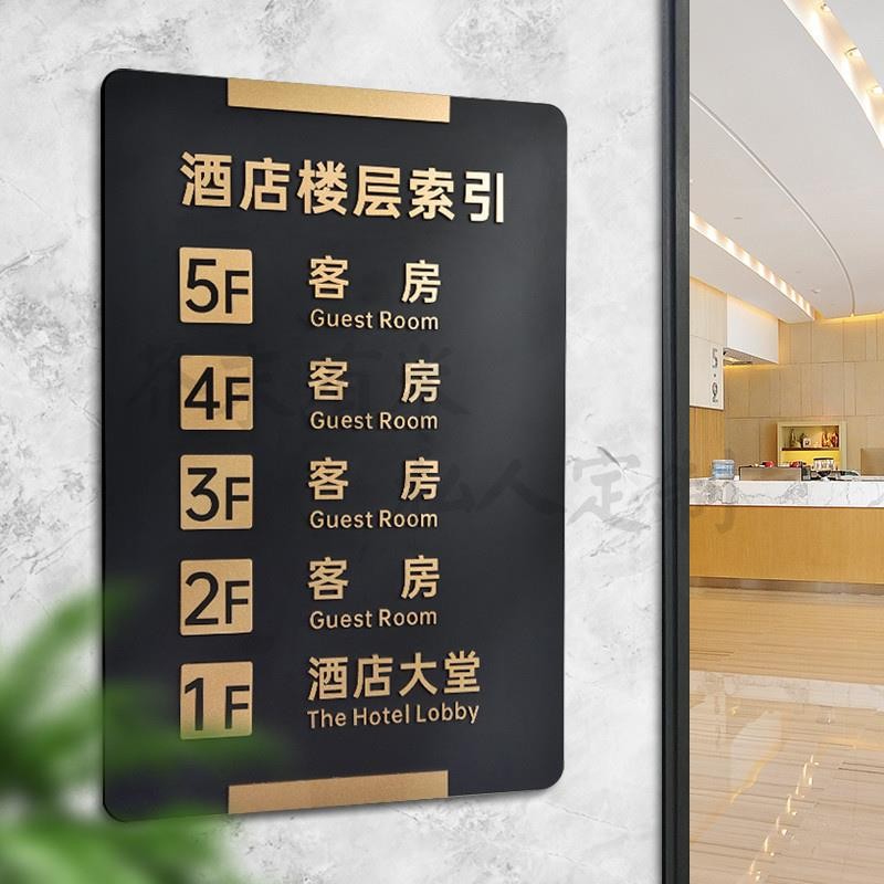 笑笑客製 酒店樓層索引指示牌 亞克力立體數字號碼牌 訂製單元樓棟號方向指引牌 提示牌公寓民宿導視牌 | 蝦皮購物
