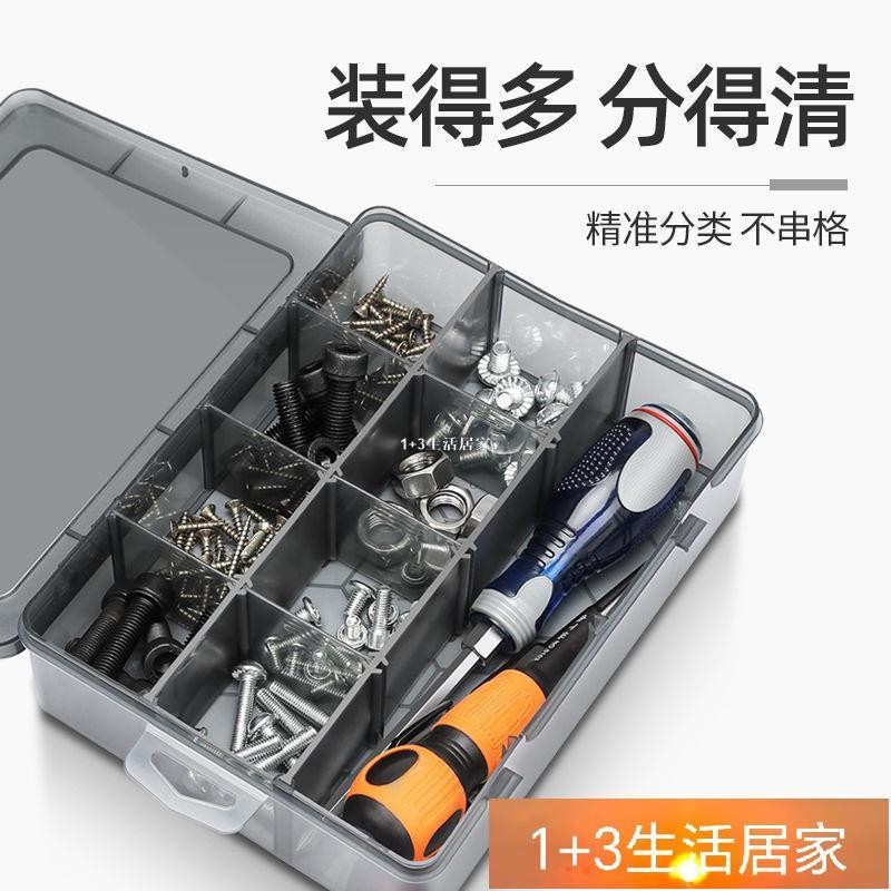 零件盒分格箱透明PP塑料收納盒 螺絲分隔多格配件盒 收納盒 多格收納 螺絲收納盒 塑料整理盒 零件收納盒 IIW8C | 蝦皮購物