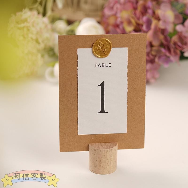 阿信【客製化】【婚禮桌卡】森系婚禮桌牌 席位卡菜單餐 MENU生日宴會 會議臺卡訂製 號牌 結婚桌卡 | 蝦皮購物