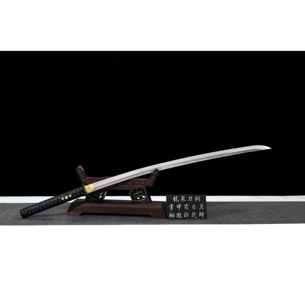 【千羽】龍泉刀劍 邵君武士刀 高碳鋼一體鍛造太刀 日本刀 Katana打刀 日式指揮刀 寶劍 收藏擺件 未開刃 | 蝦皮購物