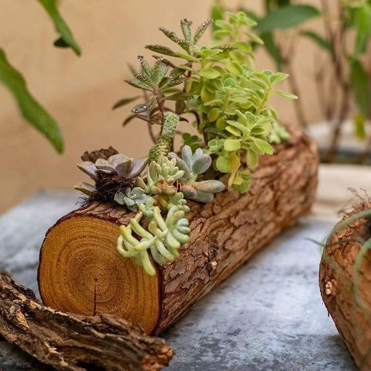 居家裝飾 木槽水槽長方型花槽多肉花盆庭院造景養花專用花箱實木花盆 | 蝦皮購物