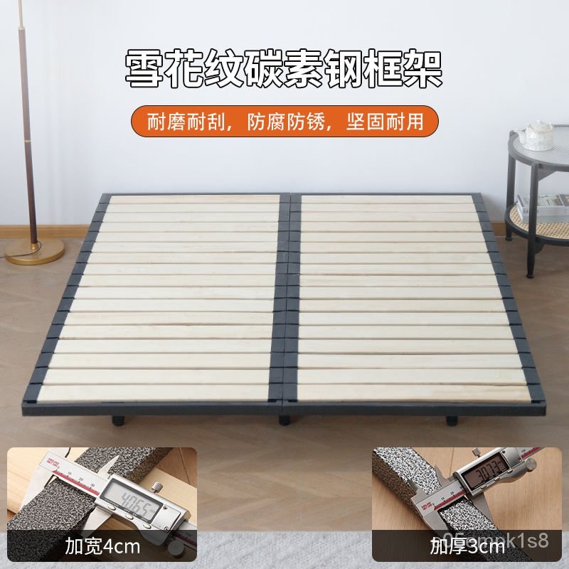 網紅懸浮床鋼木床鐵藝床靜音床骨架排骨架加厚結實無床頭床可定製 | 蝦皮購物