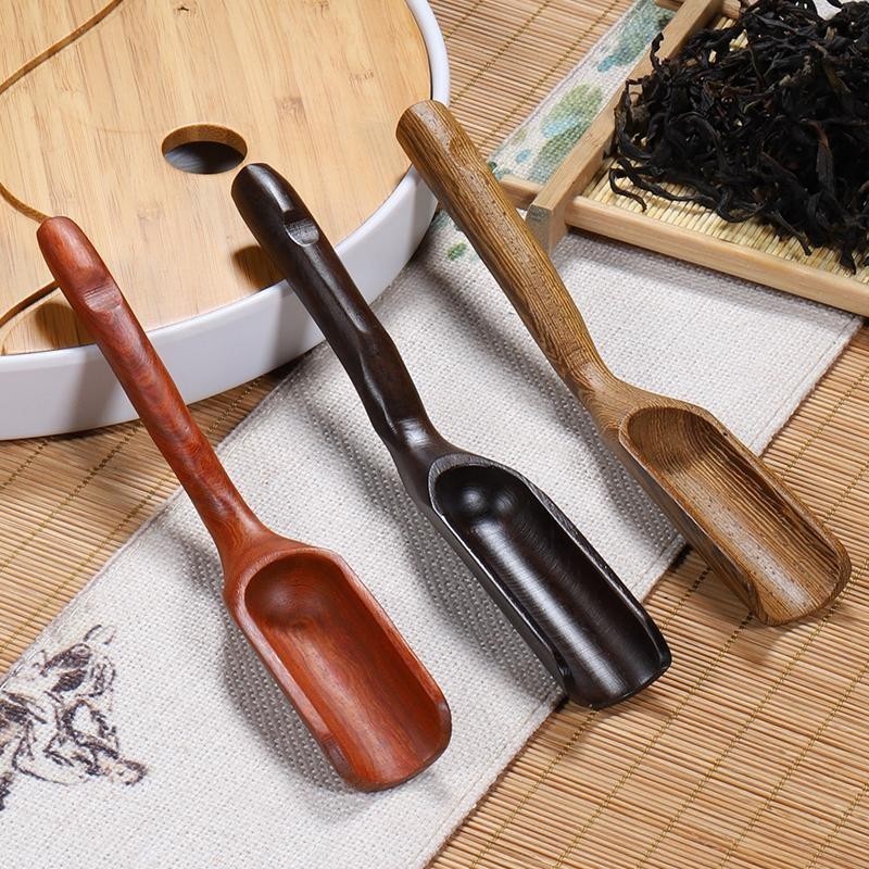 【奇品軒】 挖茶匙 茶具 功夫茶具配件 茶匙 茶匙 茶道六君子 手工製茶勺實木茶勺 茶則茶匙茶道六君子配件花梨木黑紫檀 | 蝦皮購物