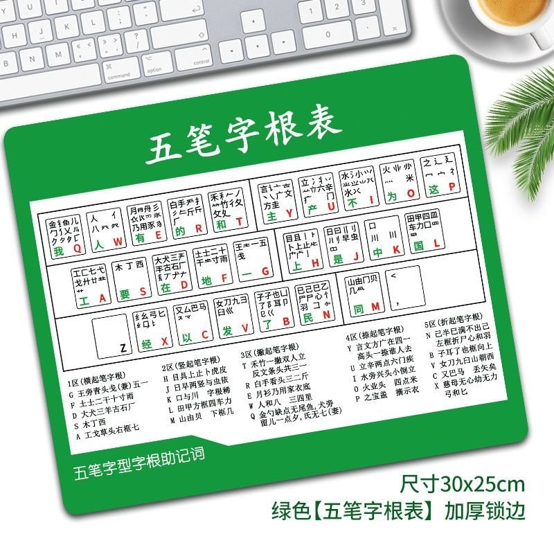 🔥臺灣嚴選🔥五筆字根表鼠標墊 五筆字根鍵盤圖字型口訣打字助記表 電腦鼠標墊熱賣精品💋 | 蝦皮購物