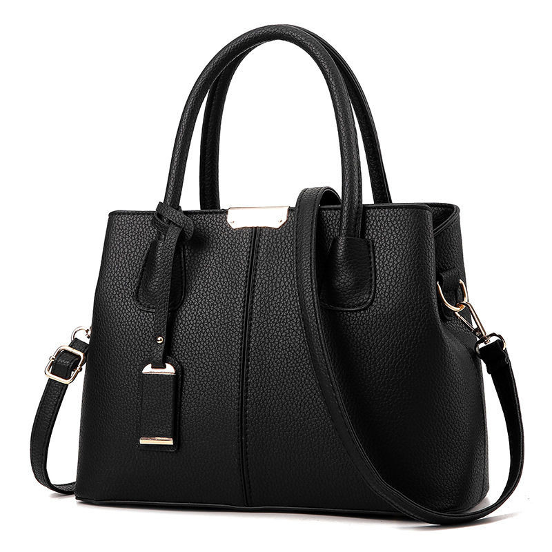 Bag House👜 女包 2025最新款 手提包 時尚斜挎包 單肩包包女士 黑色時尚包包 大容量包包 送媽媽禮物