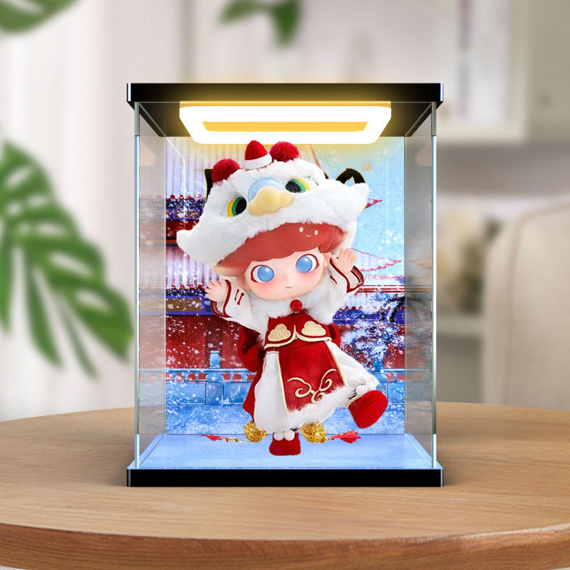 亞剋力展示盒 迴型燈場景展示盒 適用POPMART DIMOO 瑞獸 1/8展示盒 DIMOO展示盒 瑞獸展示盒 | 蝦皮購物