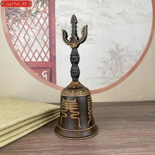 仏教美術 法器 紫微諱三清道祖八卦鈴 三叉鈴 太極鈴鎮宅辟邪 開運風水 招財置物 仏教美術 法器 紫微諱三清道祖八卦鈴 三叉鈴 太極鈴鎮宅辟邪