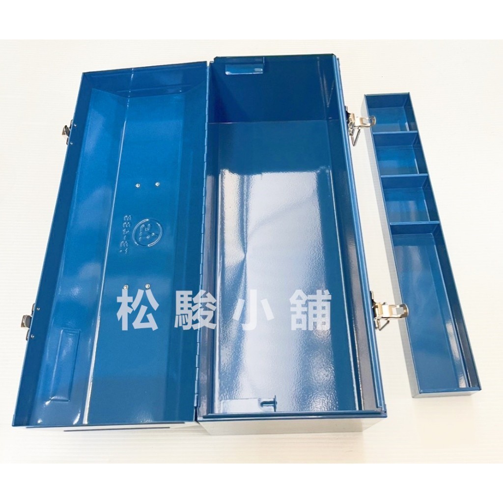 松駿小舖】含稅TB-486 鐵工具箱大藍色台灣製工欲善其事必先好其箱工具