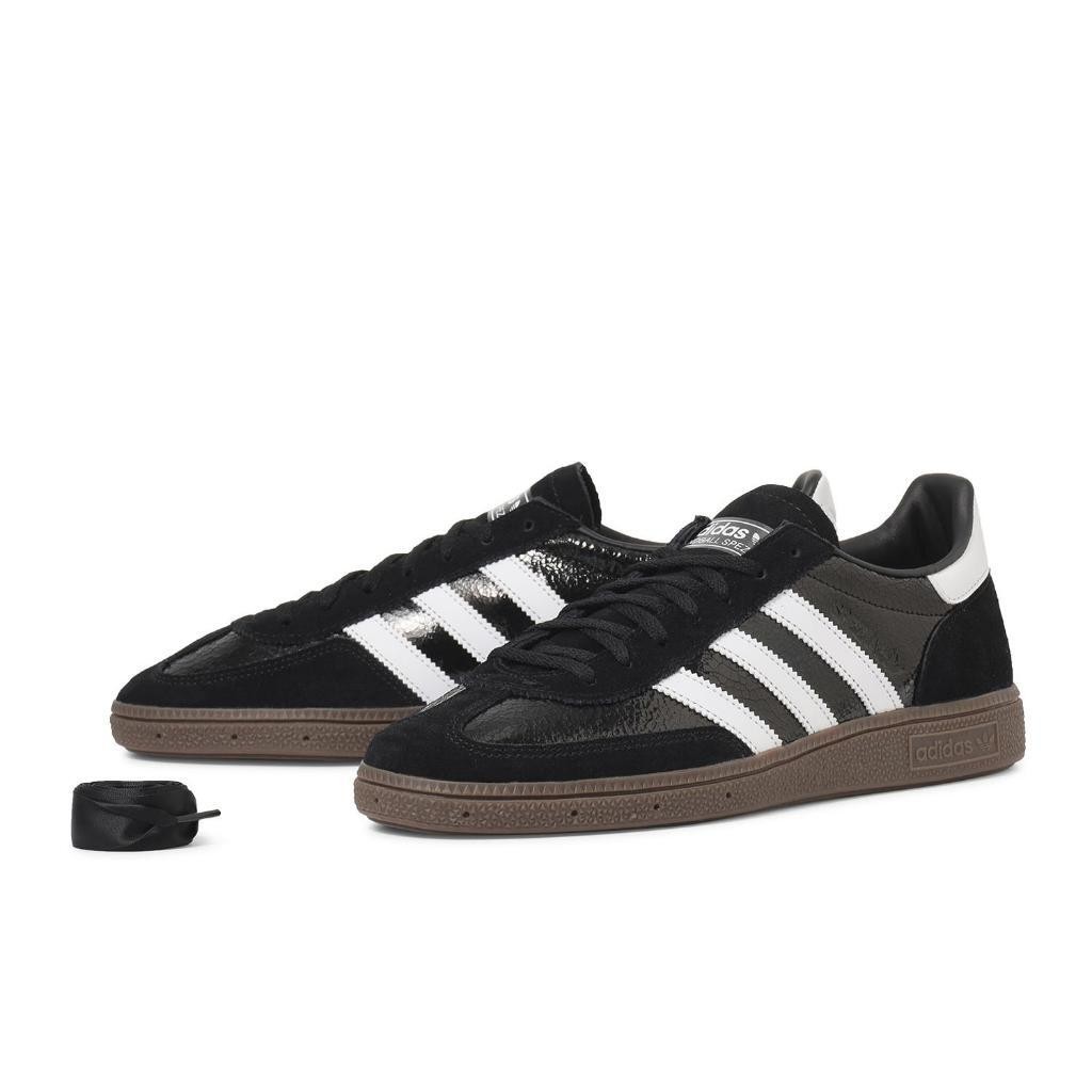Adidas Originals Handball Spezial 黑色 緞帶鞋帶 融化感 復古鞋 JR6511 | 蝦皮購物