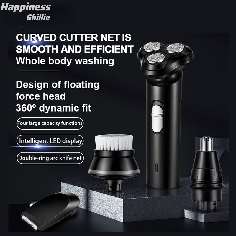 Electric Shaver for Men USB Rechargeable Wet Dry Electric Ra | 蝦皮購物