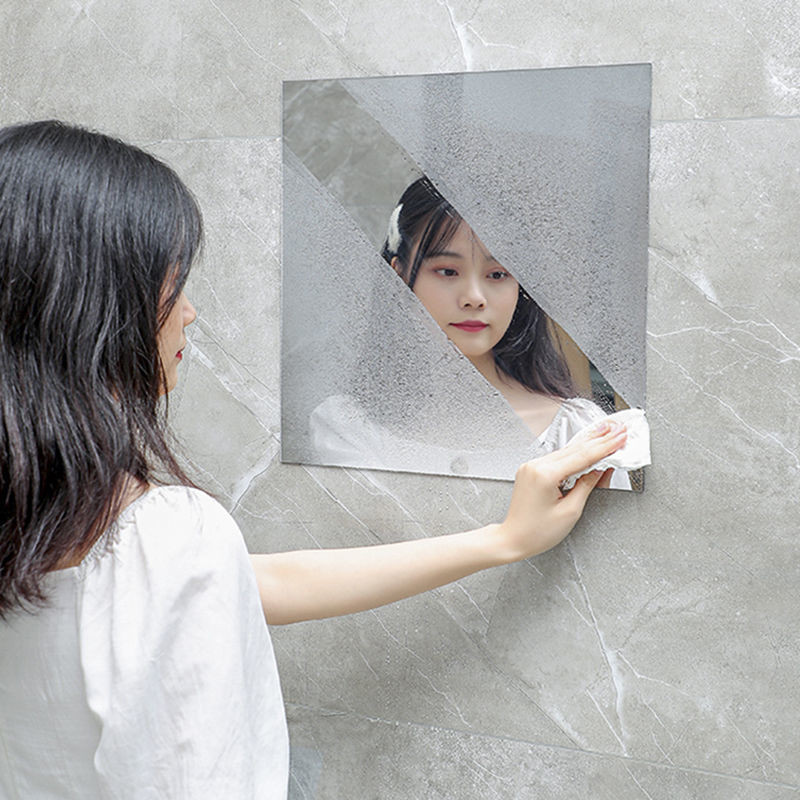 台灣現/貨 鏡子 鏡子貼墻自粘全身鏡穿衣鏡化妝鏡亞克力軟鏡子衛生間宿舍用家用鏡 | 蝦皮購物