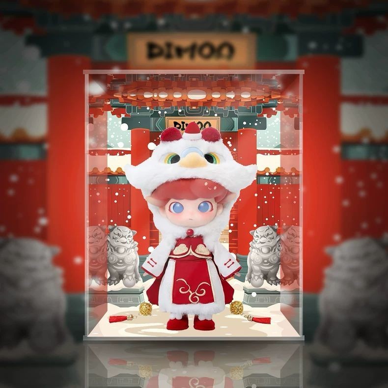 【盒子行動】 Dimoo 瑞獸 可動人偶亞克力潮玩盲盒展示盒 | 蝦皮購物
