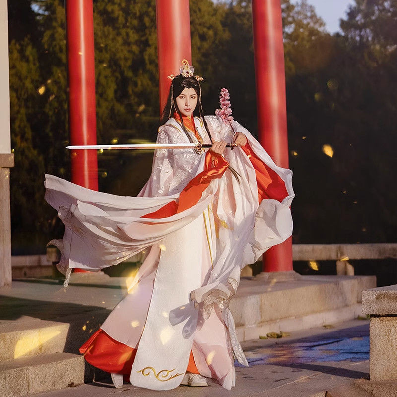 熱賣】天官賜福太子悅神謝憐cos服繡花婚服古風cosplay男女漢服全套原創