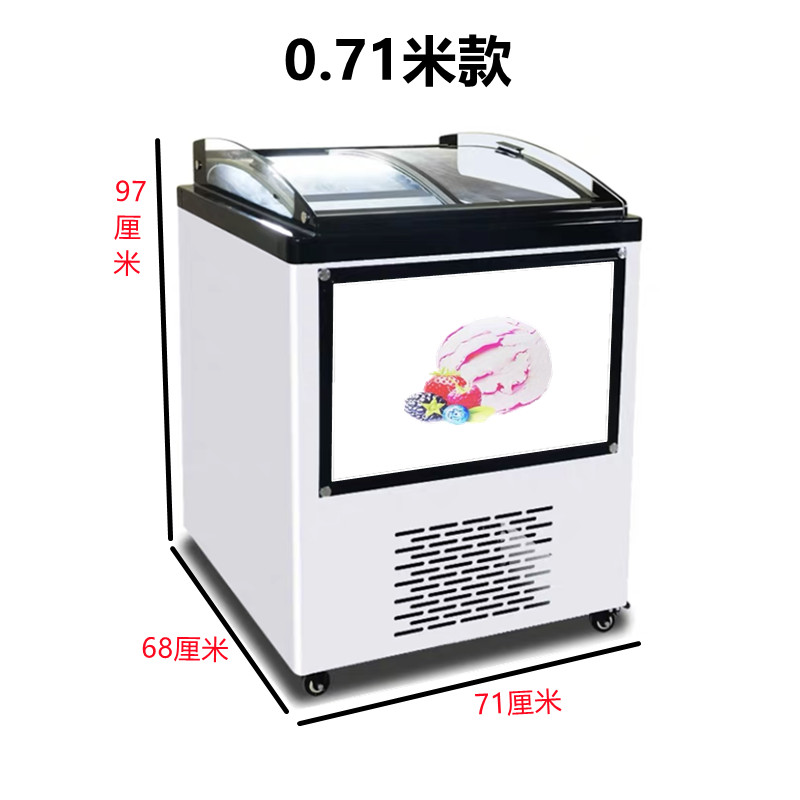 QS-L 冷冻柜 硬质冰淇淋展示柜 商用厚切炒酸奶冰箱自助餐挖球冰激凌桶盆冷冻柜 CYRW | 蝦皮購物