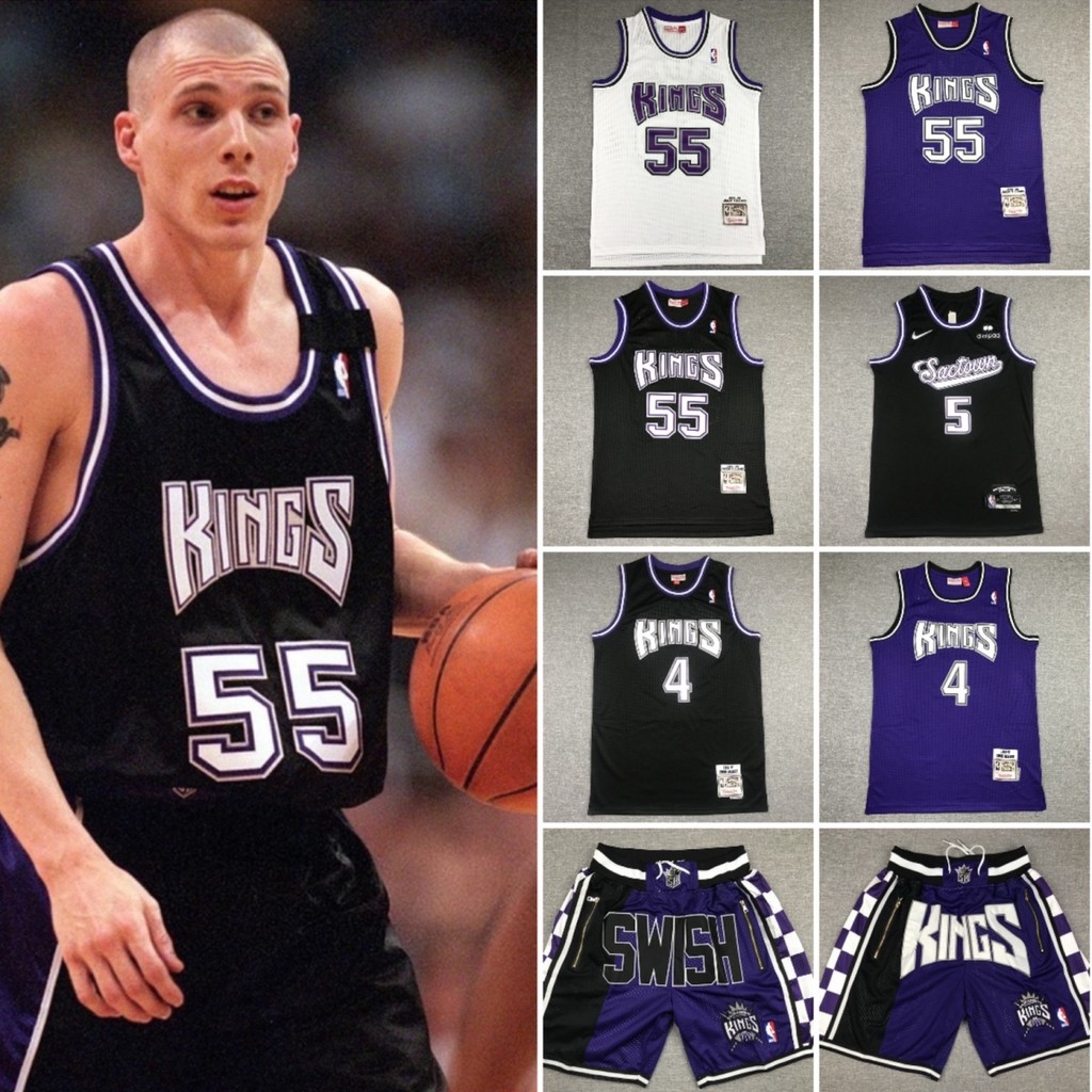 桃園出貨 運動套裝 nba 球服 球衣 籃球球衣 NBA球衣 明星球衣 國王隊球衣55號白巧克力威廉姆斯4克裏斯韋伯球衣 | 蝦皮購物