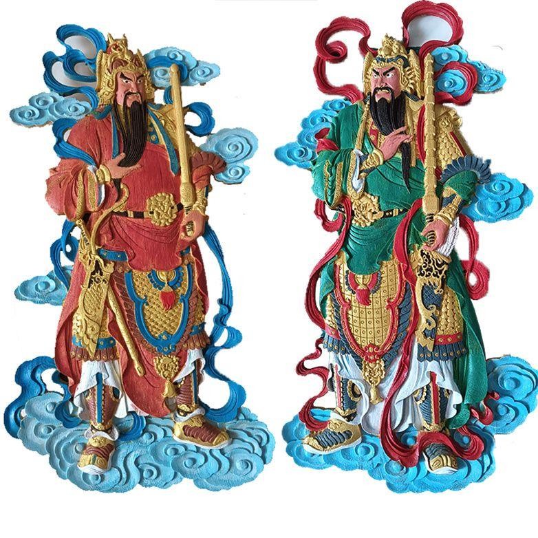 廠商 爆促門神香樟木雕刻 可定制秦叔寶尉遲恭門神裝飾 浮雕木雕 人物雕刻 門神春聯 門神木雕 香樟木雕6.5 | 蝦皮購物