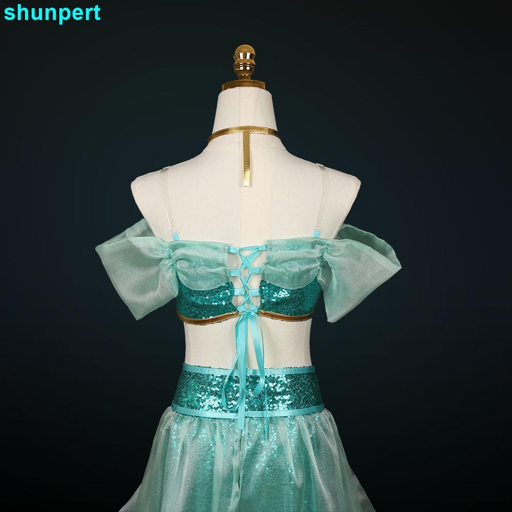 【熱賣】迪士尼公主cos服裝大人拉丁公主茉莉公主裙子cosplay成人服裝禮服 | 蝦皮購物