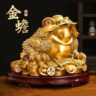 招財進宝 三足金蟾 鎮宅 辟邪 開運 風水 工芸品 美術品 置物 招財進宝 三足金蟾 鎮宅 辟邪 開運 風水 工芸品 美術品