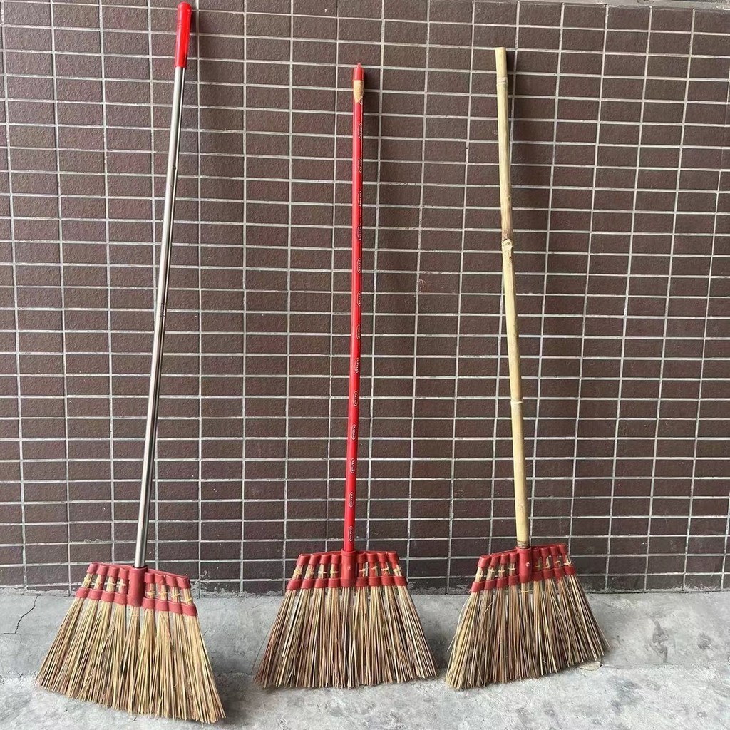 桃園出貨掃帚掃馬路短竹掃馬路掃工地室內枝掃廠家直銷竹子竹掃把 | 蝦皮購物