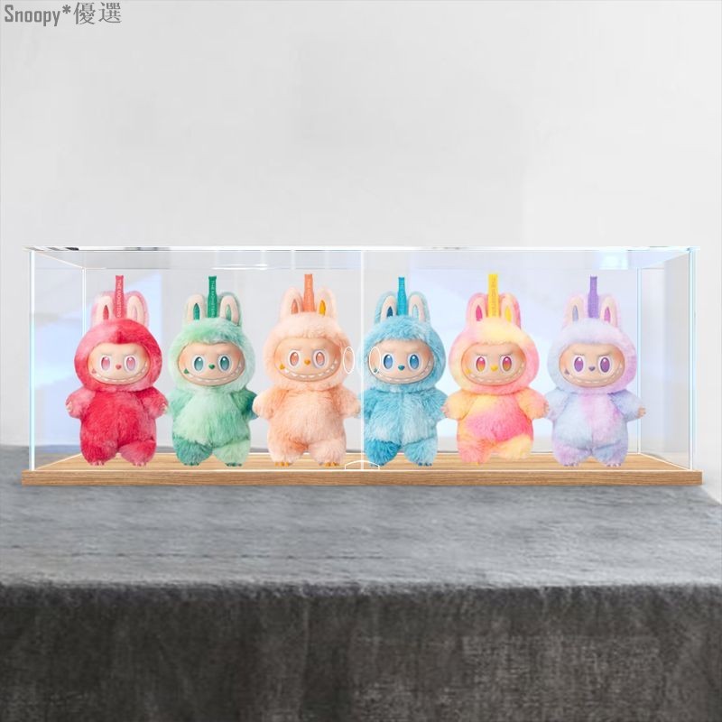 台灣新品 Labubu 前方高能系列馬卡龍3代搪膠收納盒坐坐派對收納展示盒 | 蝦皮購物