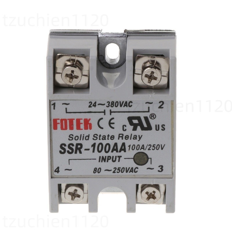 Modulo relè a stato solido monofase SSR-100AA, regolatore di