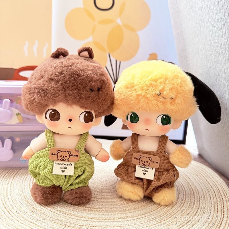 百裡挑你僅娃衣】泡泡瑪特毛絨掛件DIMOO衣服布魯託娃衣密密格格背帶褲萌 | 蝦皮購物
