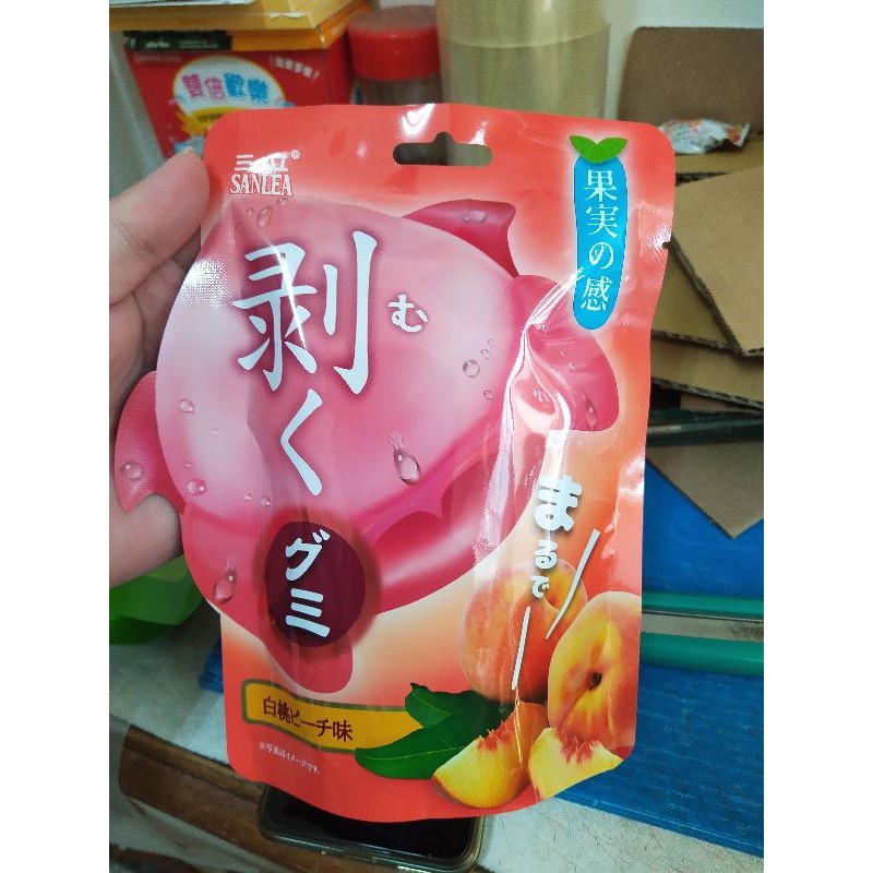 馬來西亞 三立 白桃、青芒果剝皮軟糖（65g） | 蝦皮購物