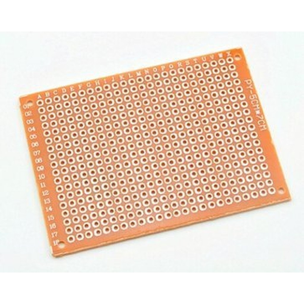528 5x7cm 萬用板 洞洞板 單面 5x7公分 電路板 PCB 電木板 電子實習 DIY | 蝦皮購物