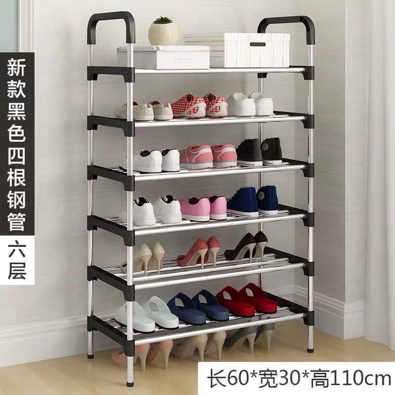 6-Tier Shoe Tower Rack Shoe Storage Organizer Shelf Tower St | 蝦皮購物