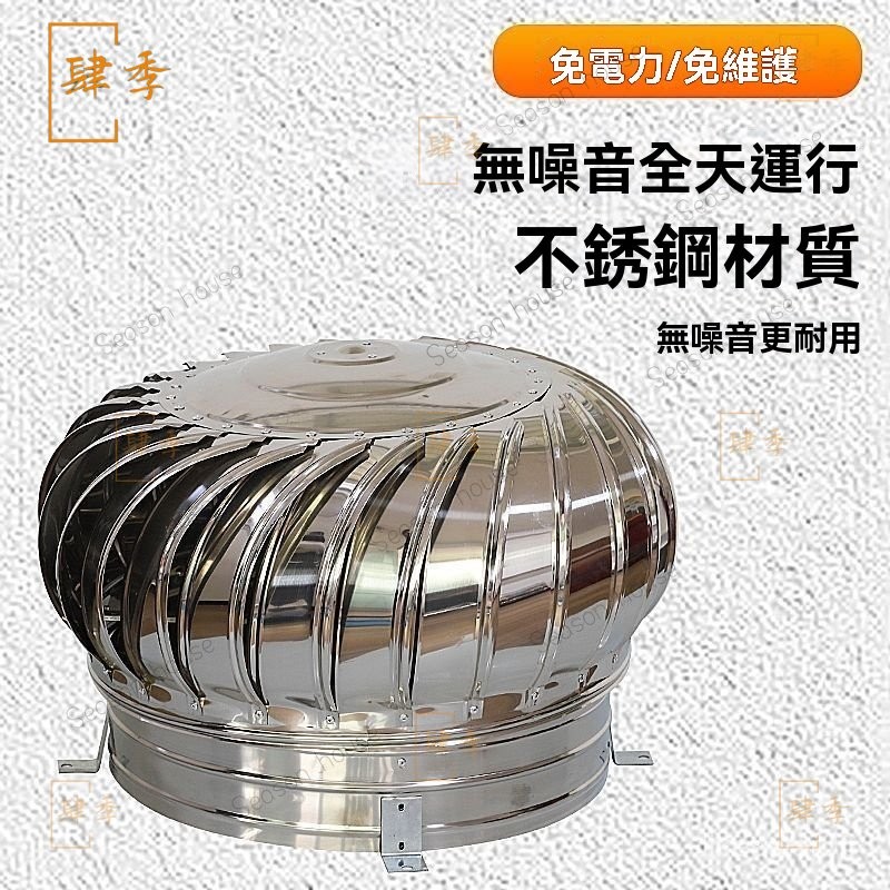 通風器 不銹鋼 排風球 無動力 免電力通風器 無動力風機風球風帽屋頂通風器大棚養殖廠房豬捨煙道排氣換氣 XNHE | 蝦皮購物