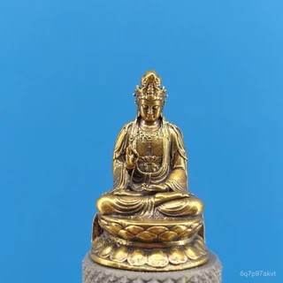 觀音擺件 觀音菩薩擺件純銅站龍龜觀音南海觀世音祈福大號家居佛堂供養神像