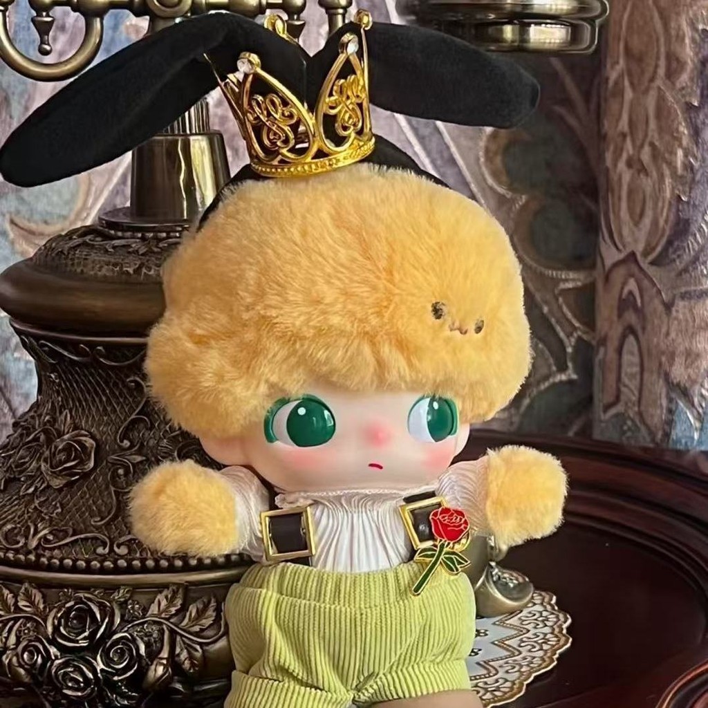 僅衣服 DIMOO搪膠臉盲盒掛件小王子玫瑰胸針套裝著替娃娃衣服 可愛娃娃替換裝 | 蝦皮購物