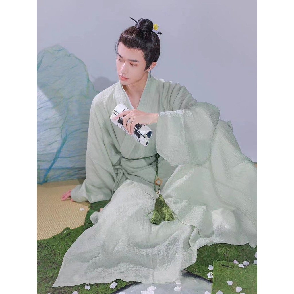中式漢服 古風服飾 漢服男 中國風 中國風服飾 角色扮演 奴妲宮清冷漢服古風直裾男成人 爆款男生男裝 古風公子 | 蝦皮購物