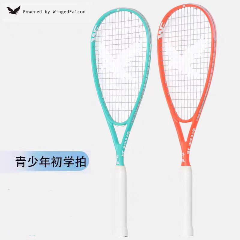 【新店特惠】隼張 WingedFalcon Dream JR 90g 碳縴維 專業 兒童 青少年 初學 壁球拍 訓練拍 | 蝦皮購物