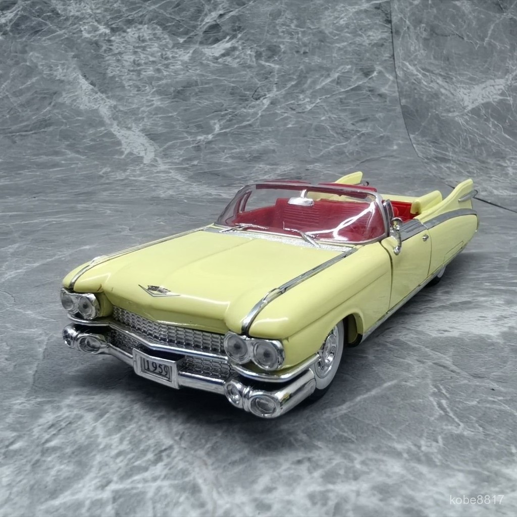 【西格耐】 1/32 1959 Cadillac 凱迪拉克敞篷老爺車 閤金模型 | 蝦皮購物
