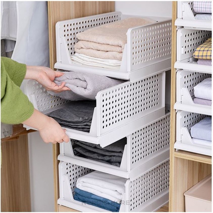 Gallery Detail: Foldable Modular Retractable Storage Shelf Organiser For Clo