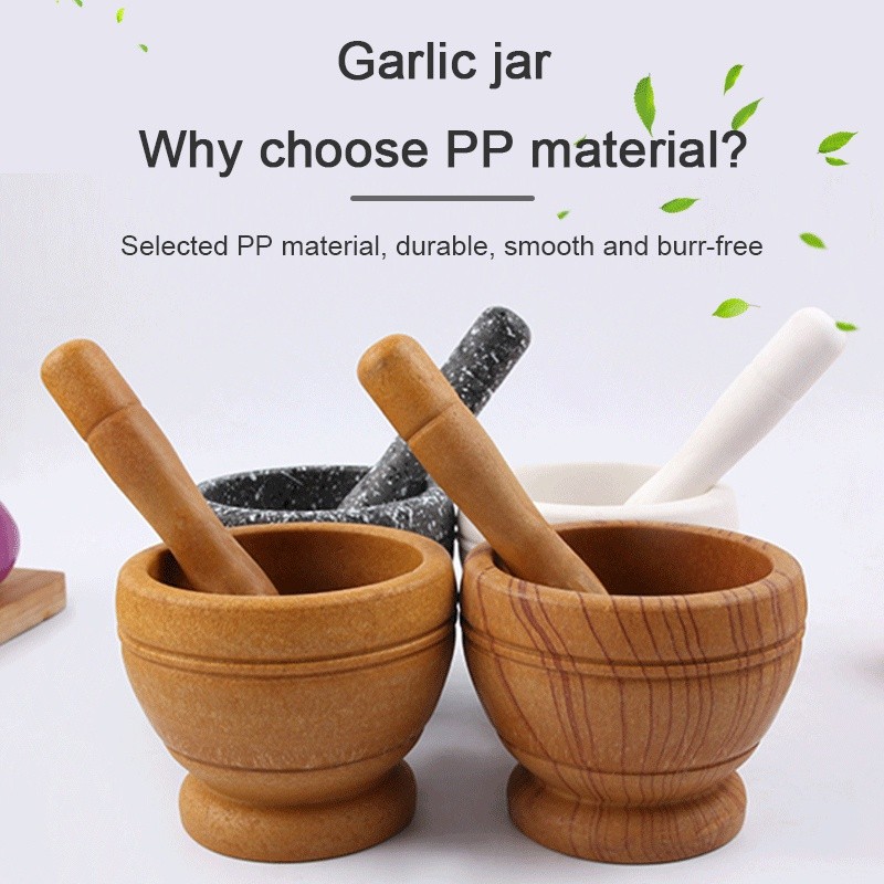 Protable Thicken Garlic Mortar Pound Garlic Maker Manual Gar | 蝦皮購物