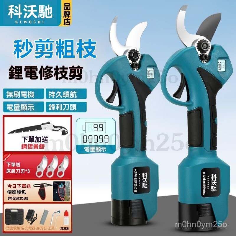 台灣公司貨-附發票 電動剪刀 電動修枝剪 強力鋰電剪刀 果樹剪刀 樹枝修剪 園藝園林樹枝剪刀 園林修枝剪刀 | 蝦皮購物
