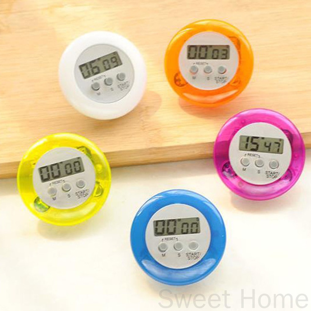LCD Digital Kitchen Calculagraph Countdown Magnetic Timer Ba | 蝦皮購物