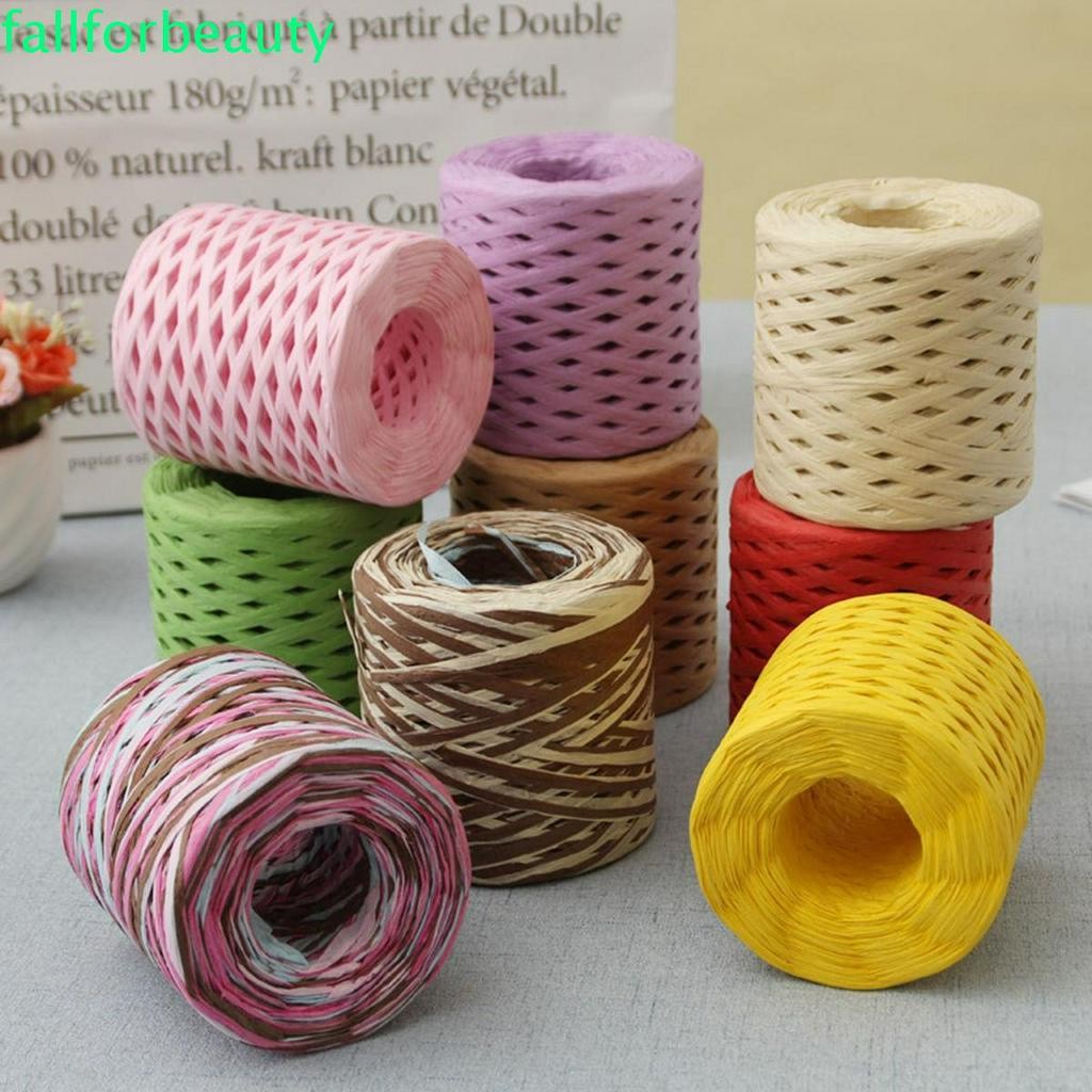 Gift Box Raffia Ribbon Party String Paper Rope Wedding DIY T | 蝦皮購物
