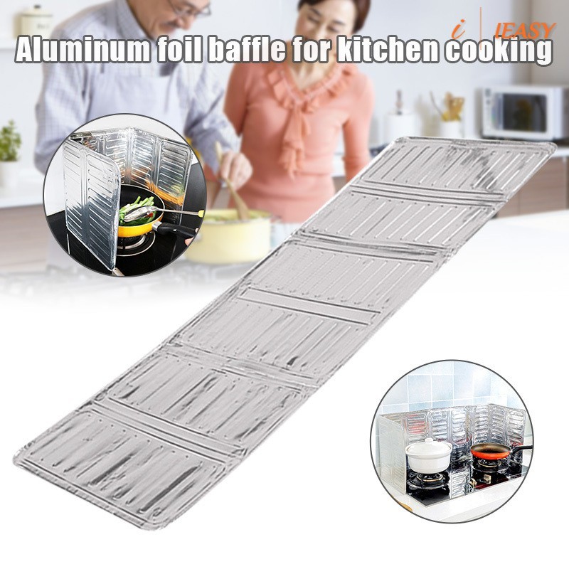 Kitchen Splash Proof Baffle Foldable Oil Splash Screen Cover | 蝦皮購物