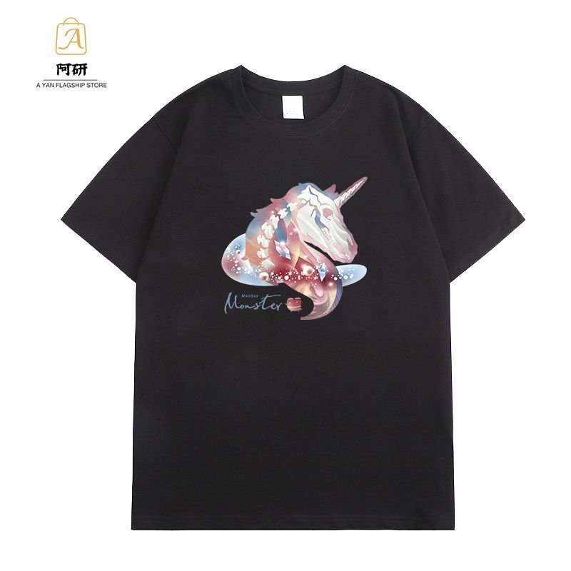 熱賣爆款✨五月天怪獸溫尚翊同款獨角獸印花T恤演唱會周邊純棉短袖百搭