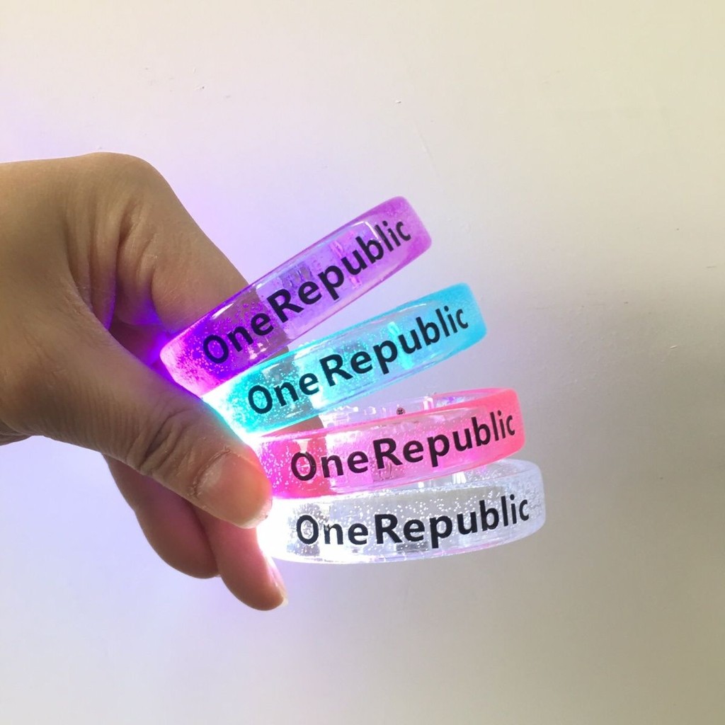 【台灣熱門】OneRepublic應援手環一體共和樂隊演唱會活動發光手環道具定制 | 蝦皮購物