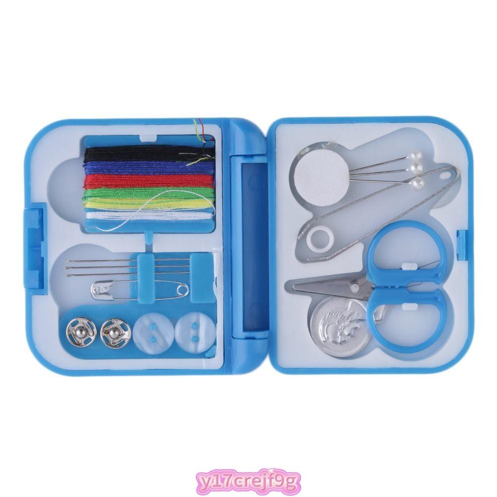 Travel Sewing Kit Thread Needles Mini Case Plastic Scissors | 蝦皮購物