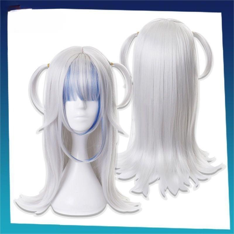 臺南免運 hololive GawrGura噶嗚·古拉虛擬偶像 鯊魚 cos 服 假發 手杖法杖道具 | 蝦皮購物